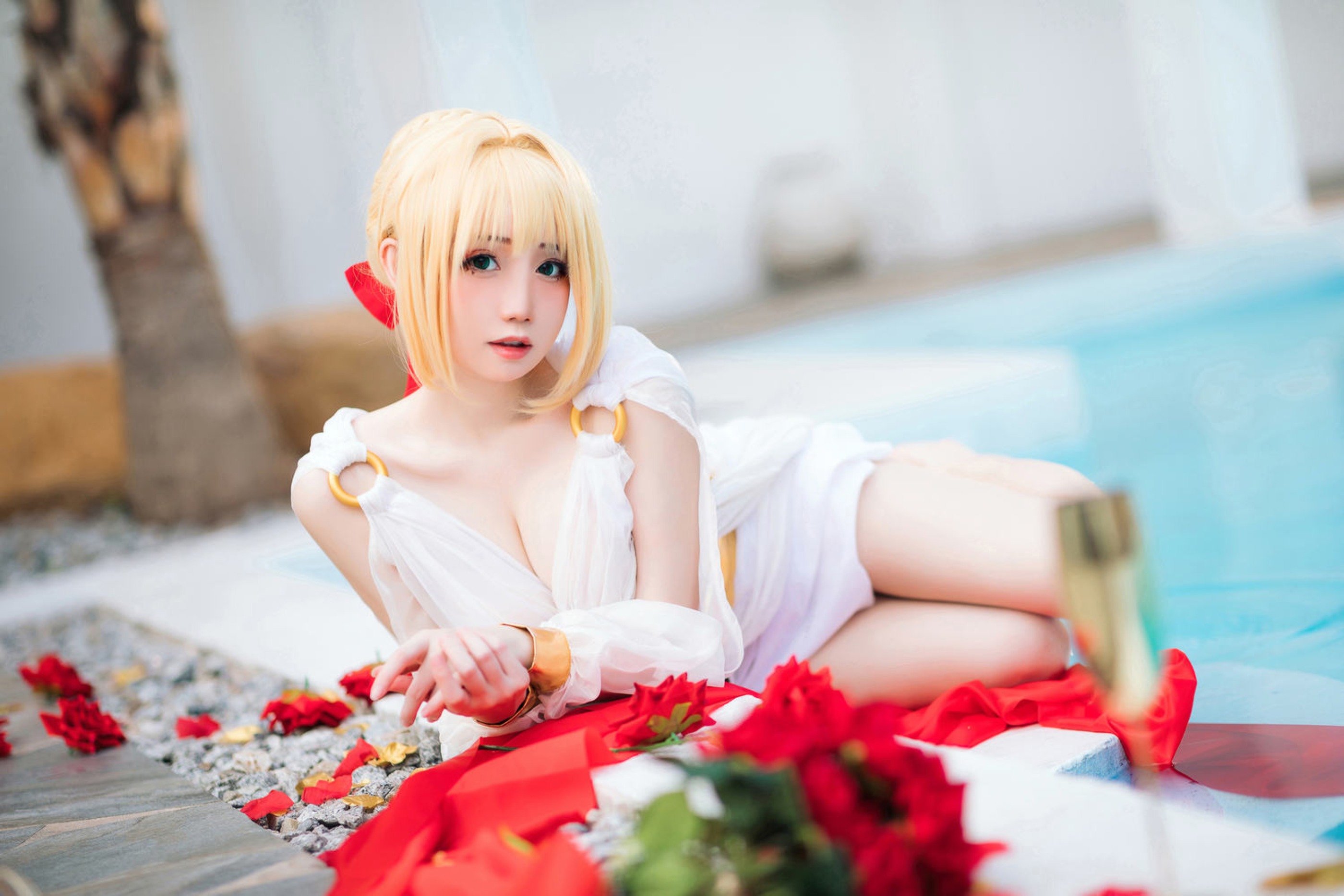 图片[1]-焖焖碳 – NO.047 FGO 尼禄睡裙 [27P]-XikXak